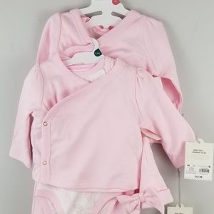 Baby Girl Cloud Island 4 Piece Set NB & 0/3m